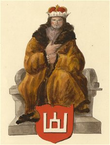 Vitaŭt Vialiki, Kalumny. Вітаўт Вялікі, Калюмны (1555, B. Starzyński, 1875-1900). Free illustration for personal and commercial use.