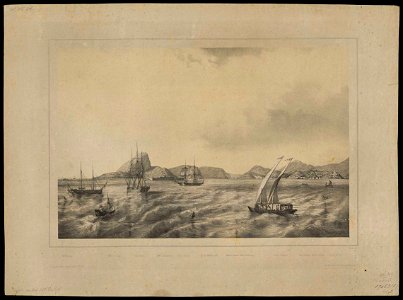 Vistas do Rio de Janeiro - cidade e baía - gravura 9