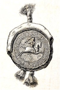 Vitaŭt Vialiki, Pahonia. Вітаўт Вялікі, Пагоня (K. Kielisiński, 1426, 1841)