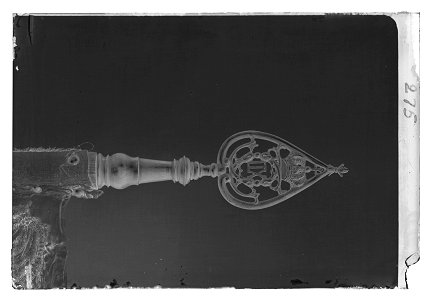 Vit dragonfana - Livrustkammaren - 54123-negative