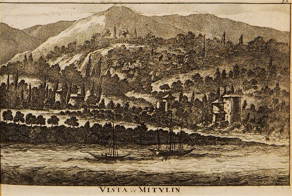 Vista di Mitylin - Bruyn Cornelis De - 1714