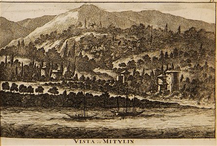 Vista di Mitylin - Bruyn Cornelis De - 1714