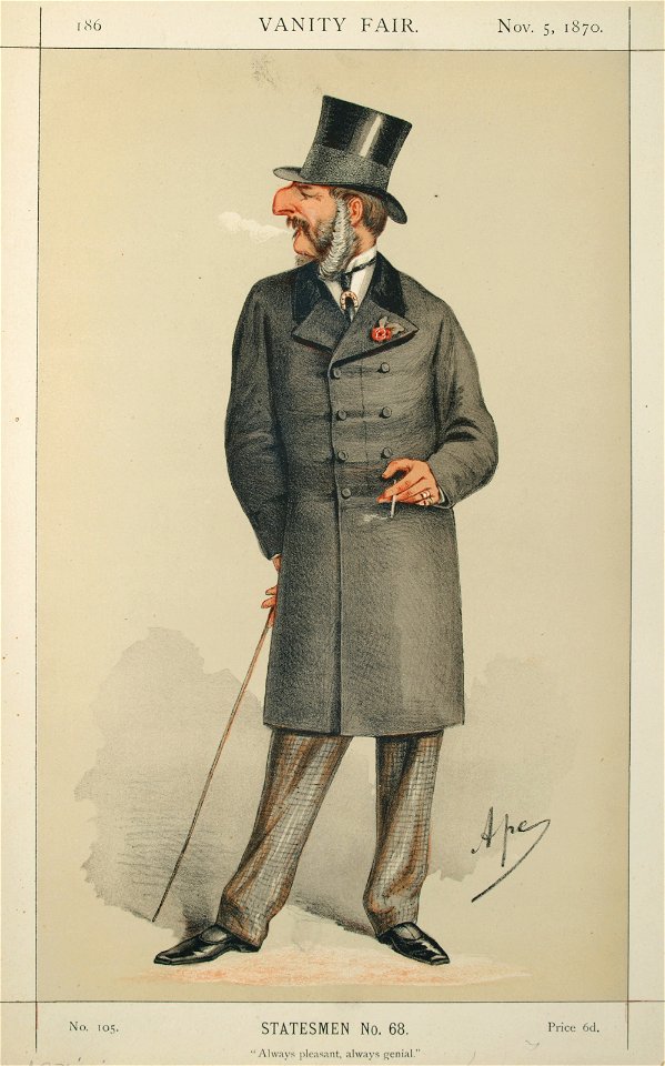 John Cranch Walker Vivian, Vanity Fair, 1870-11-05
