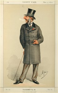 John Cranch Walker Vivian, Vanity Fair, 1870-11-05. Free illustration for personal and commercial use.