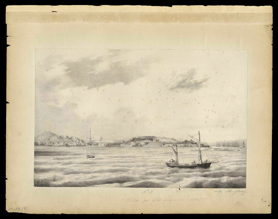 Vistas do Rio de Janeiro - cidade e baía - gravura 3