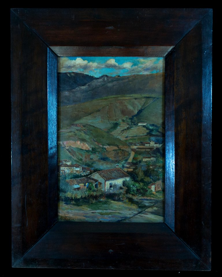 Vista de Ouro Preto, da coleção Museu Histórico Nacional