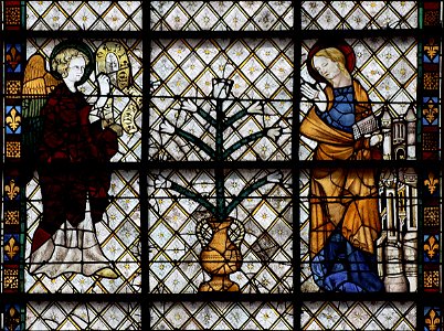 Vitrail Chartres-026 Annonciation