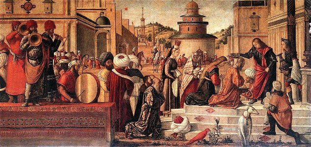 Vittore carpaccio, battesimo dei seleniti 01