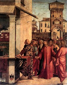 Vittore carpaccio, vocazione di san matteo