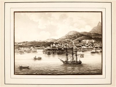 Vista da Cidade de St. Sebastião do Rio de Janeiro tirada da Ilha das Cobras, da Coleção Brasiliana Iconográfica