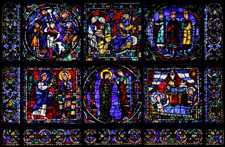 Vitrail Chartres-050 rectifié - a