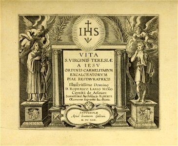 Vita S Virginis Teresiae a Iesu 00 frontispiece