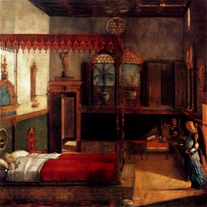 Vittore carpaccio, Dream of St Ursula 01