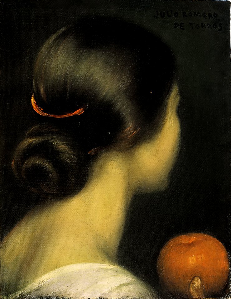 Viva el pelo by Julio Romero de Torres