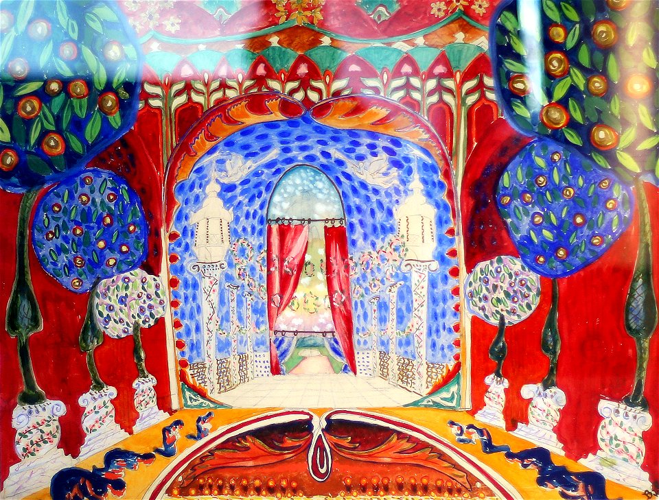 Vladimir Baranov-Rossine - Drop-curtain of the Scene