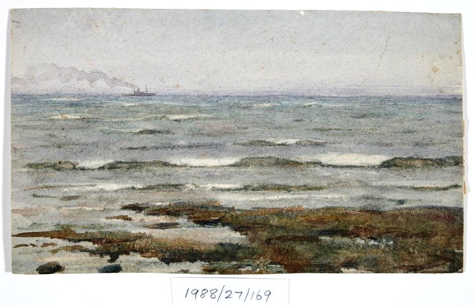 Vivian Smith 1988-27-169 - Untitled (Seascape) - Sarjeant Gallery