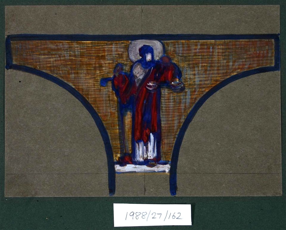 Vivian Smith - Untitled (Saint with halo and sword) - Sarjeant Gallery