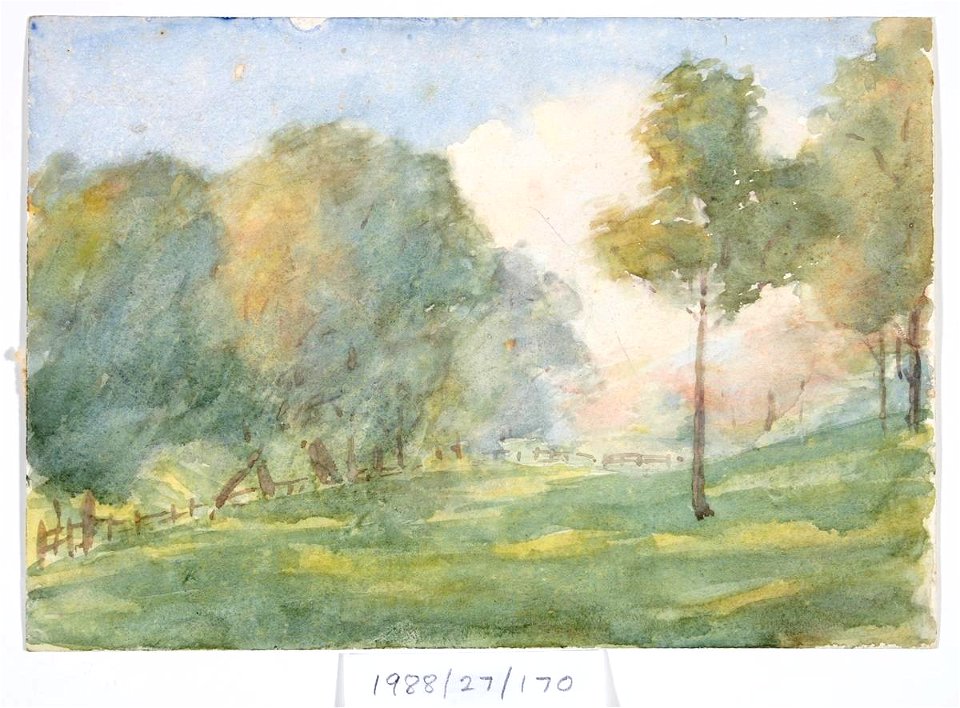 Vivian Smith - Untitled (Sunlit landscape) - Sarjeant Gallery