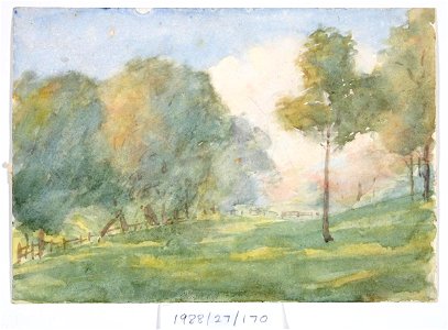 Vivian Smith - Untitled (Sunlit landscape) - Sarjeant Gallery