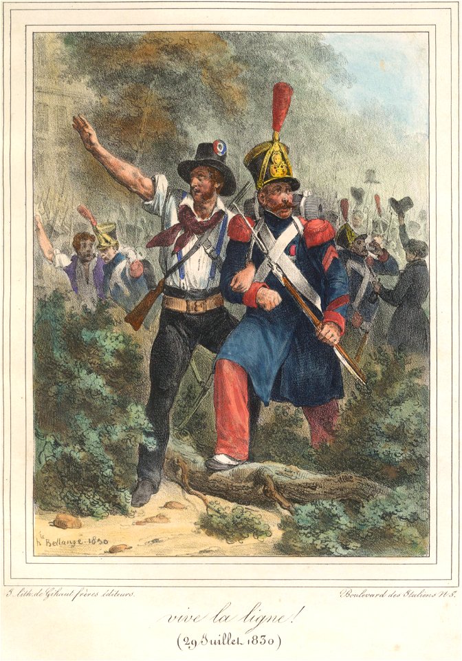 Vive la ligne! 29 Juillet 1830