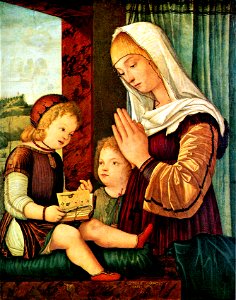 Vittore Carpaccio Madonna with Child and Young St John the Baptist