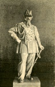 Vittorio Emanuele, statua di Eugenio Maccagnani. Free illustration for personal and commercial use.