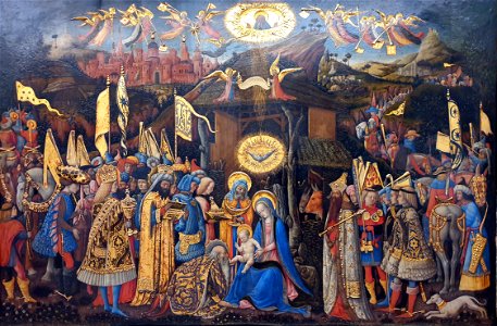 1466 Vivarini Die Anbetung der Könige Gemäldegalerie Kat.Nr. 5 anagoria