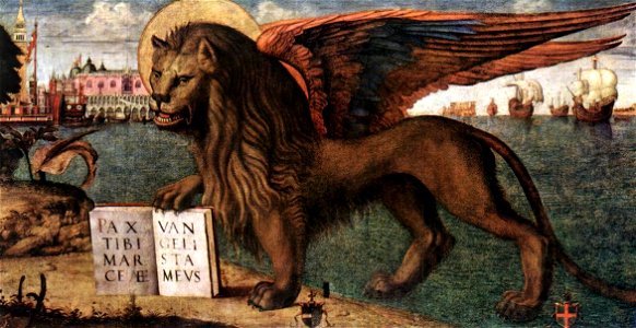 Vittore carpaccio, leone di san marco 01