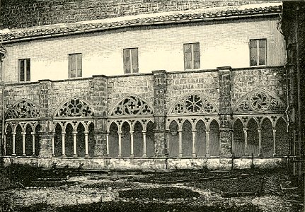 Viterbo chiostro di Santa Maria della Verità