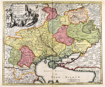 Vkrania quae et terra Cosaccorum cum vicinis Walachiae, Moldauiae, minorisque Tartarie... - CBT 5883232