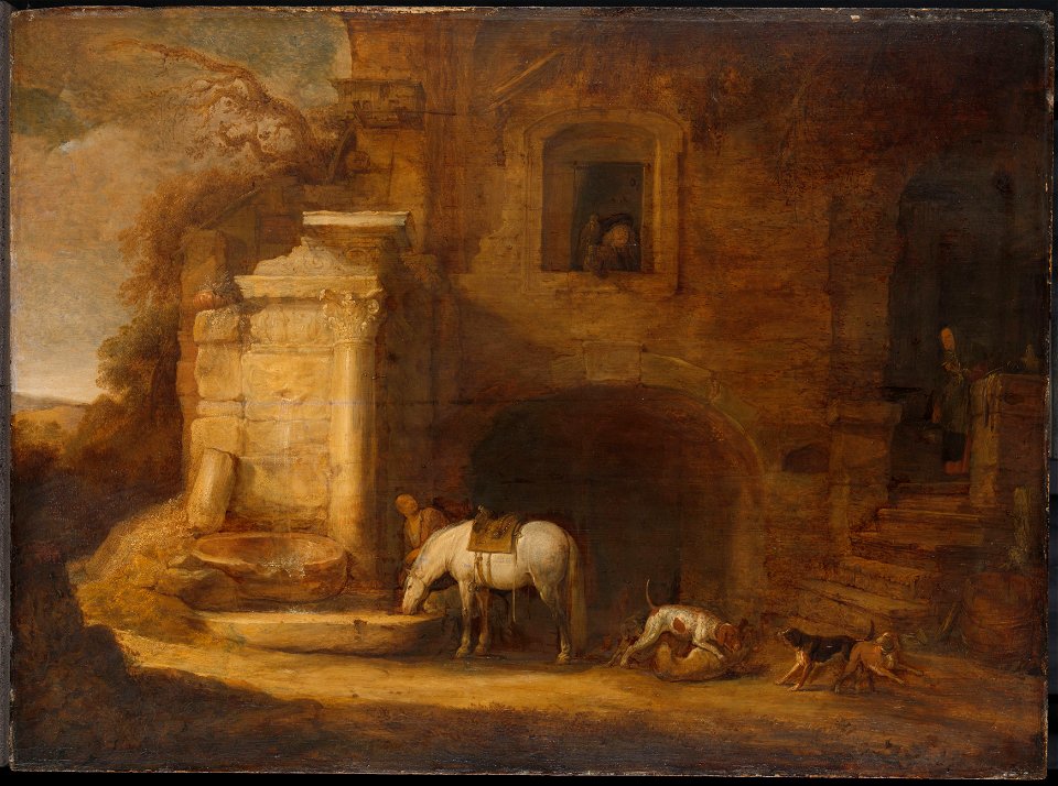 De thuiskomst van de valkenier Rijksmuseum SK-A-1981