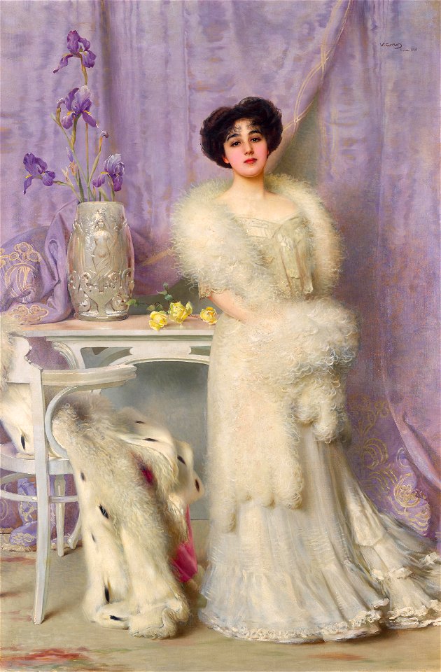 Vittorio Matteo Corcos - Portrait of Diane de la Bouchère
