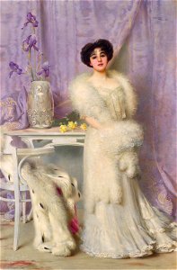 Vittorio Matteo Corcos - Portrait of Diane de la Bouchère
