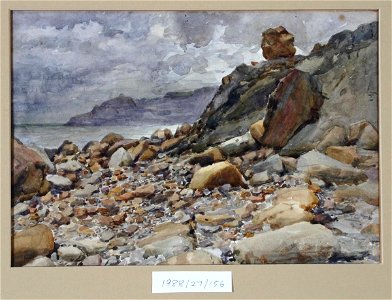 Vivian Smith - Untitled (Rocky shore) - Sarjeant Gallery