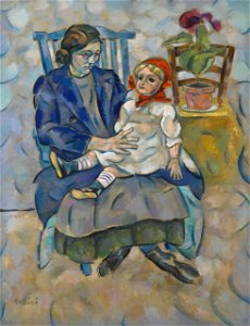 Vladimir Baranov-Rossine - Girl with a Doll