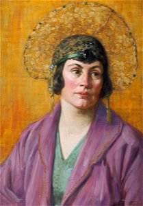 Vivian Smith - The Russian Head-dress - Sarjeant Gallery