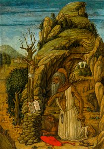 Vittore Crivelli Saint Jerome In the Desert. Free illustration for personal and commercial use.