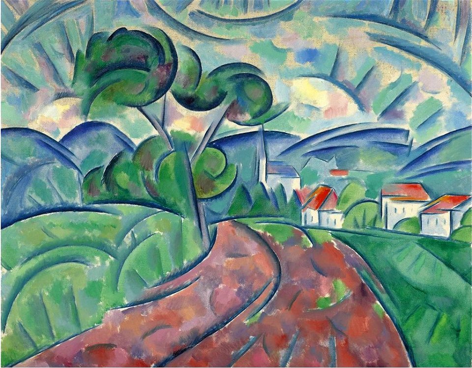 Vladimir Baranov-Rossine - The Road to a Village