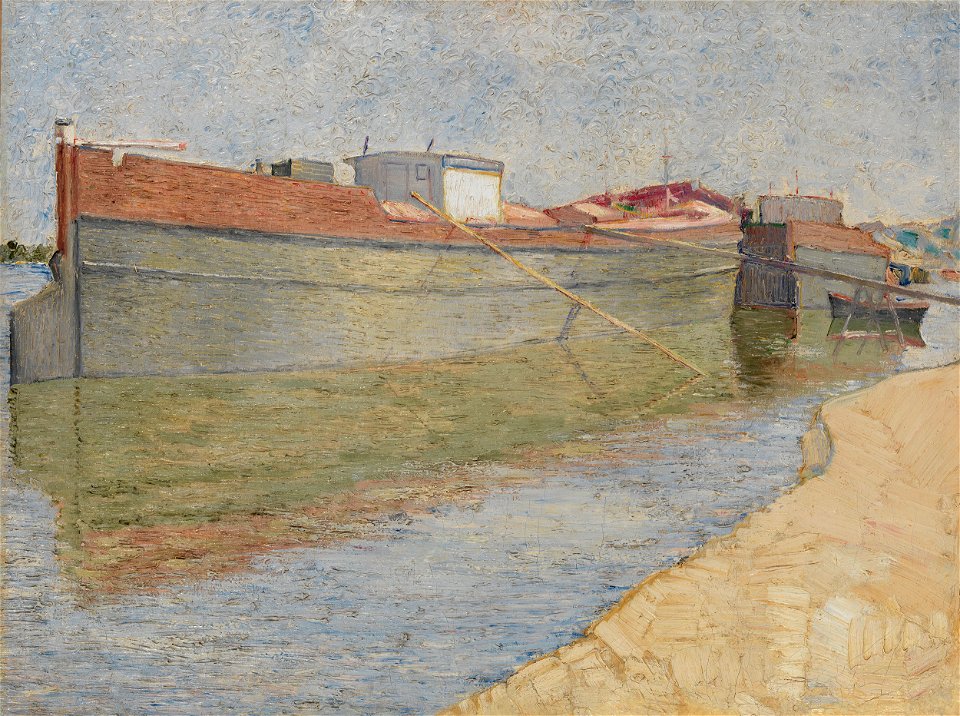 Vladimir Baranov-Rossine - Barge on the Dnieper
