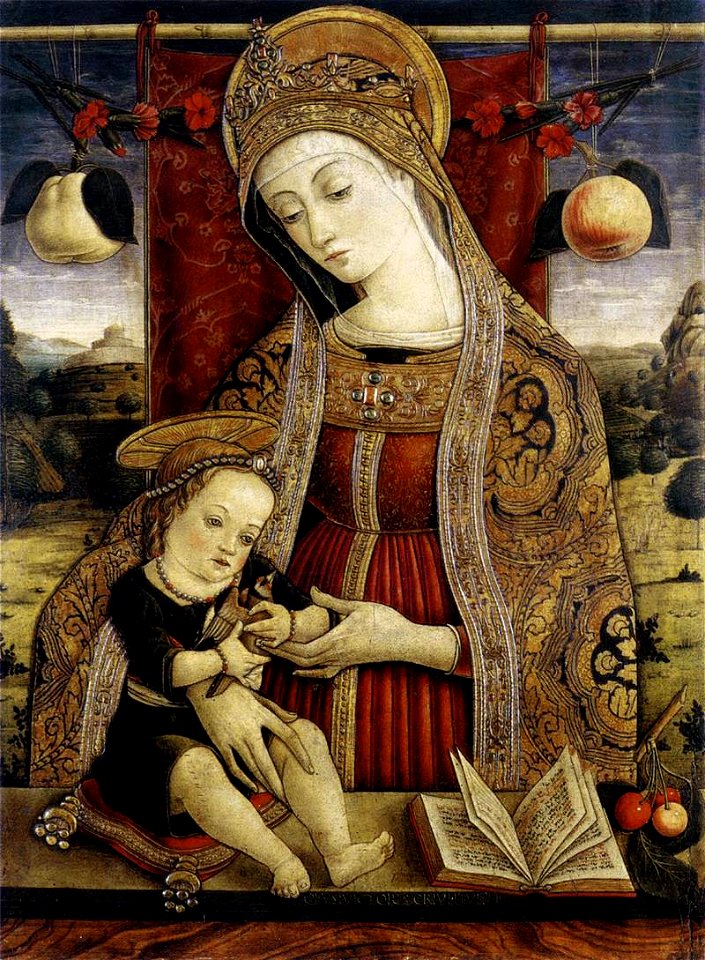 Vittore Crivelli - Madonna and Child - WGA05803