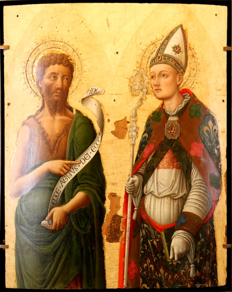 Vivarini - Saint Jean Baptiste et saint Louis de Toulouse