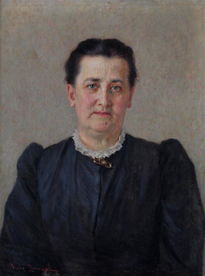 Vlaho Bukovac - Portret Marije Fagioni