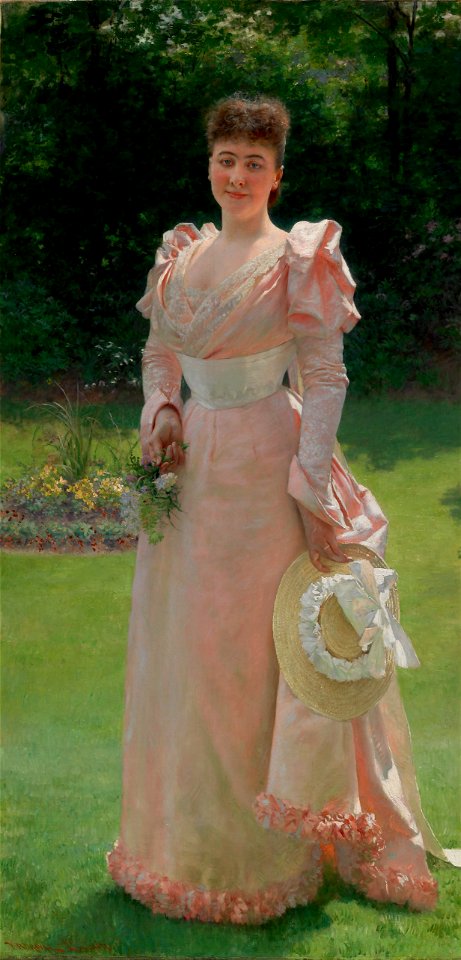 Vlaho Bukovac - Mrs Richard Le Doux - Google Art Project