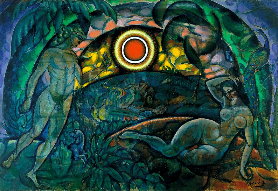 Vladimir Baranov-Rossine - Adam and Eva