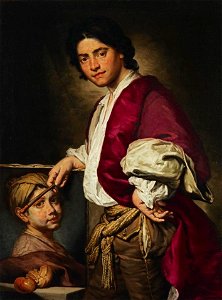 Vittore Ghislandi gen. Fra Galgario - Bildnis eines jungen Malers mit Knabenportrait - 14993 - Bavarian State Painting Collections