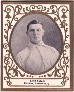 Vive Lindaman, Boston Doves, baseball card portrait LCCN2007683729