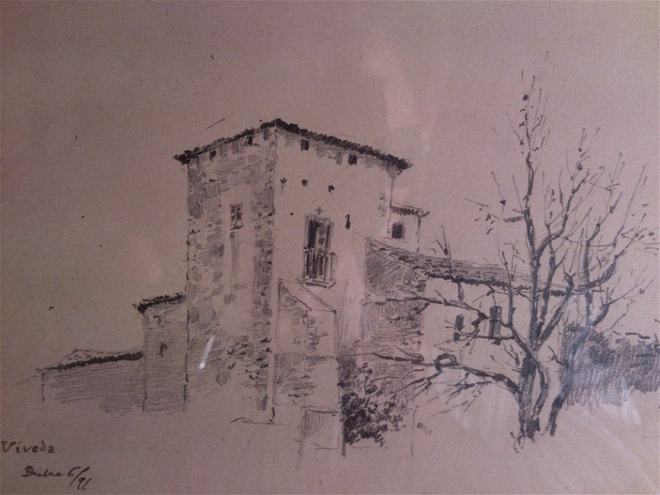 Viveda, 6.12.1891, drawing by Mariano Pedrero
