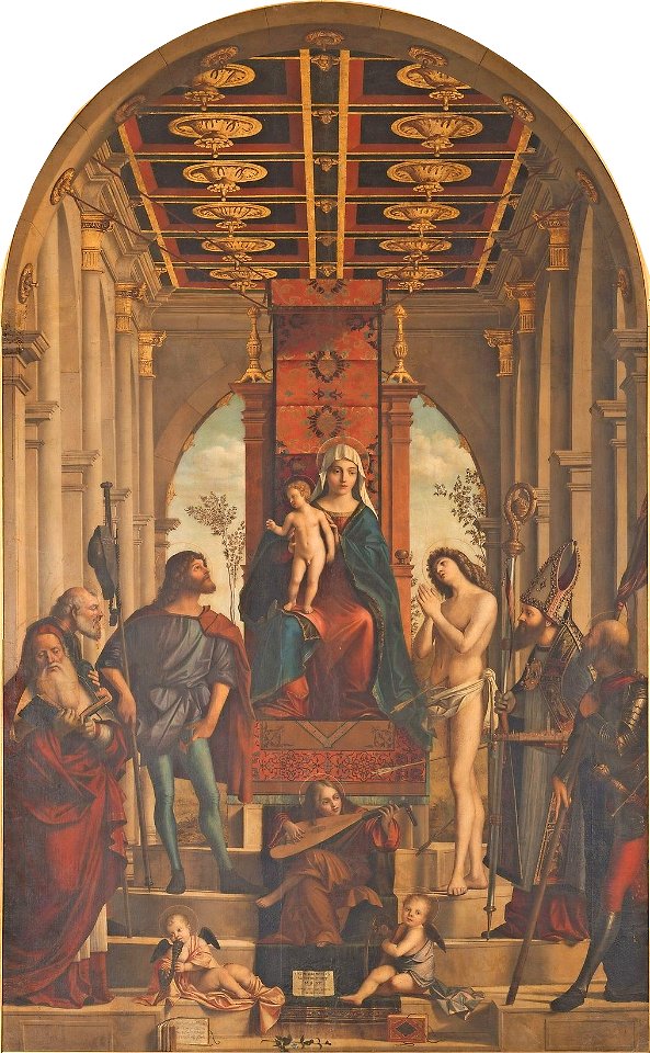 Vittore Carpaccio - Marija z otrokom in svetniki