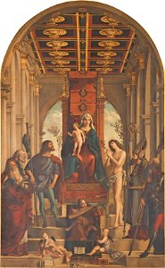 Vittore Carpaccio - Marija z otrokom in svetniki