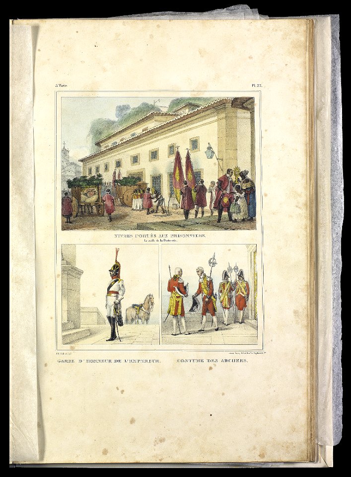 Vivres portés aux prisonniers - la veille de la pentecote, da Coleção Brasiliana Iconográfica